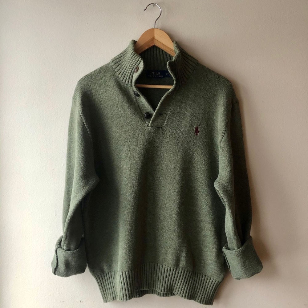 Polo by Ralph Lauren Pullover Green Small